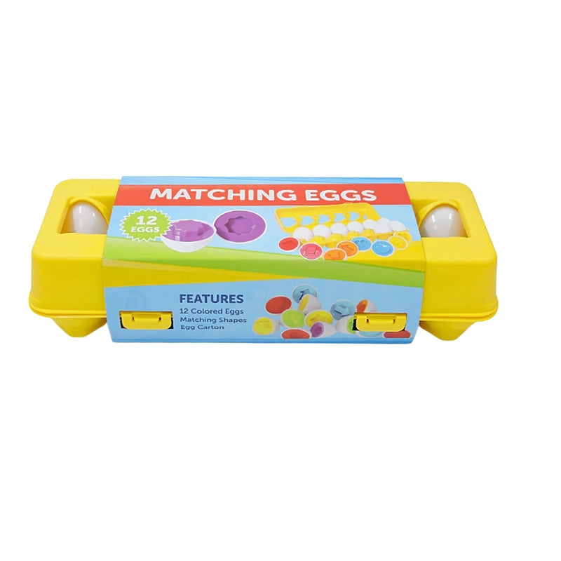 Shape Matching Puzzle Toy | Engaging Colorful Egg Sorting Game