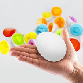 Shape Matching Puzzle Toy | Engaging Colorful Egg Sorting Game