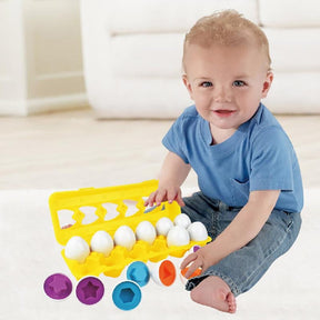 Shape Matching Puzzle Toy | Engaging Colorful Egg Sorting Game