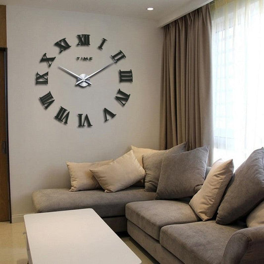 Nordic Wall Clock | Modern Geometric Design with 3D Effect