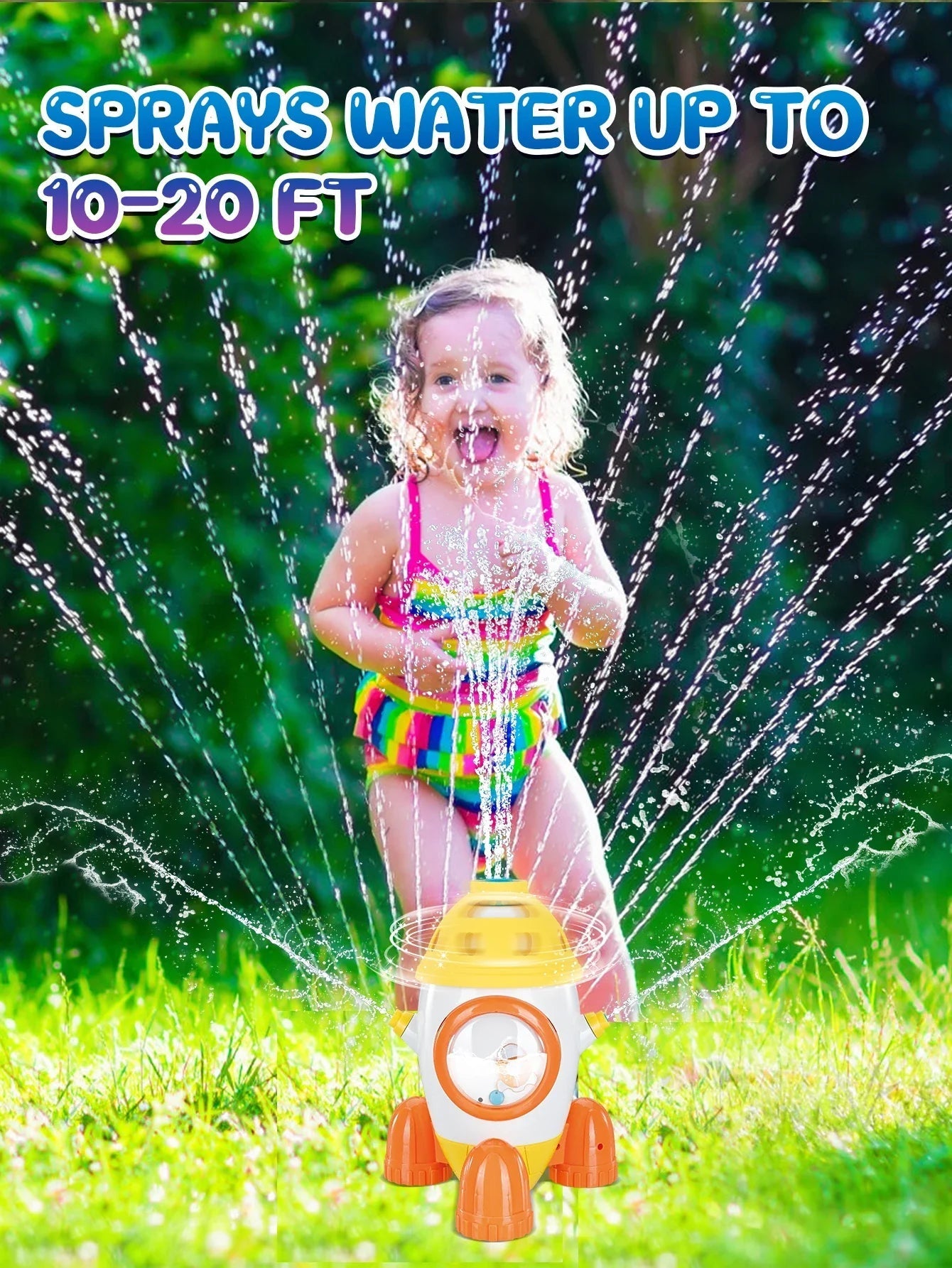 Rocket Fountain Toy | Encourages Active Outdoor Imaginative Play