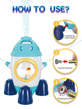 Rocket Fountain Toy | Encourages Active Outdoor Imaginative Play