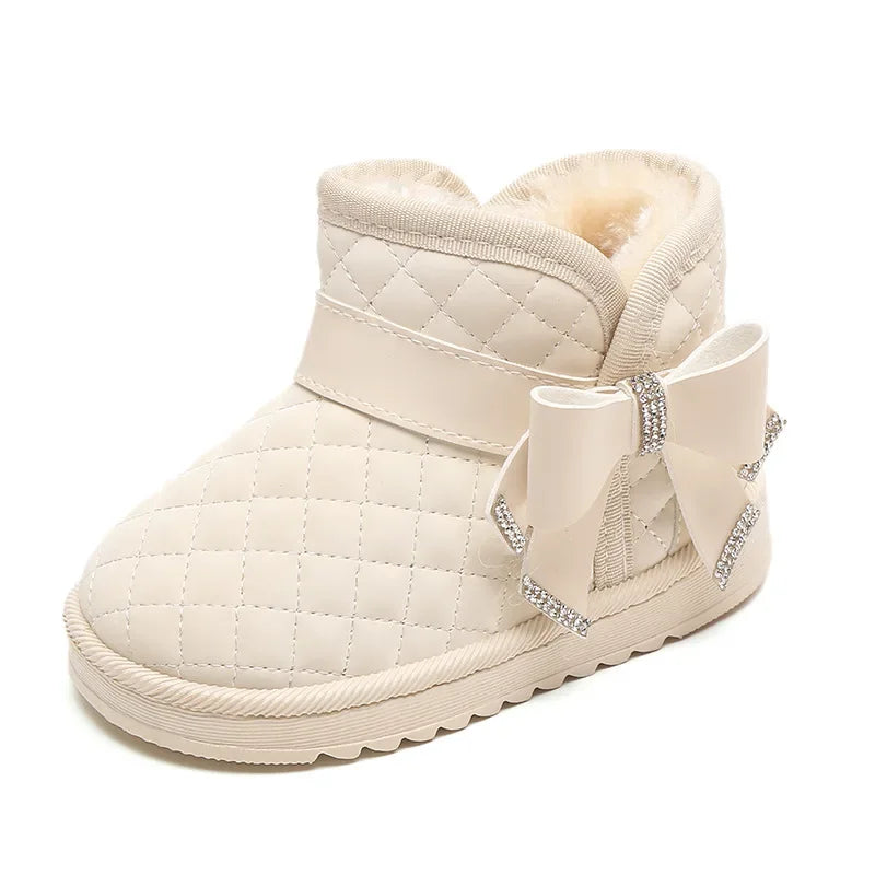 Kids' Waterproof Snow Boots | Warm, Non-Slip, Easy-On Design