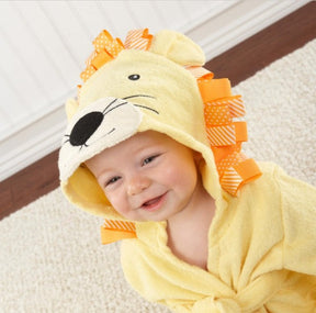 Baby Bathrobe with Animal Ears | Soft Cotton for Cozy Comfort