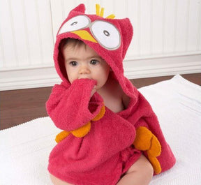 Baby Bathrobe with Animal Ears | Soft Cotton for Cozy Comfort