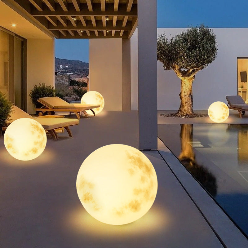 Solar Garden Moon Lamp | Elegant Outdoor Lighting Solution