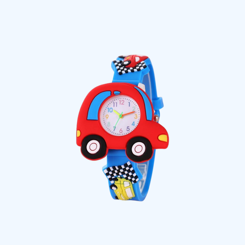 3D Race Car Kids Watch | Fun and Educational Timepiece