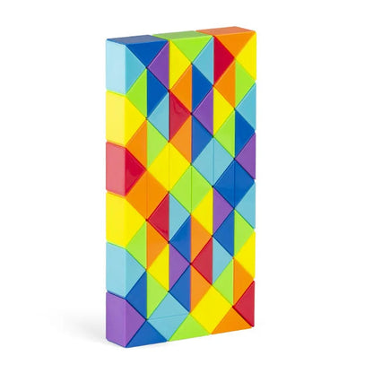 Colorful Snake Cube Puzzle | Non-Toxic, Creative Fun