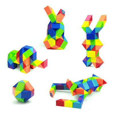 Colorful Snake Cube Puzzle | Non-Toxic, Creative Fun