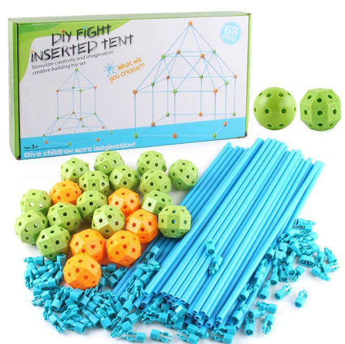 Tent Building Kit for Kids | Creative and Eco-Friendly Fun