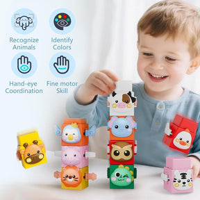 Animal Stacking Blocks Set | Safe and Fun Learning Toy