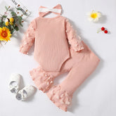 Baby Girl Romper Set | Soft Cotton Outfit with Easy Changing