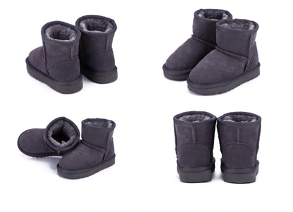 Kids Winter Fleece Boots | Warm, Non-Slip, Easy to Wear