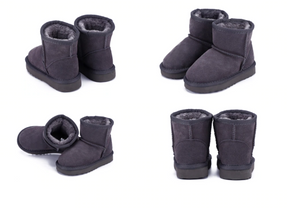 Kids Winter Fleece Boots | Warm, Non-Slip, Easy to Wear