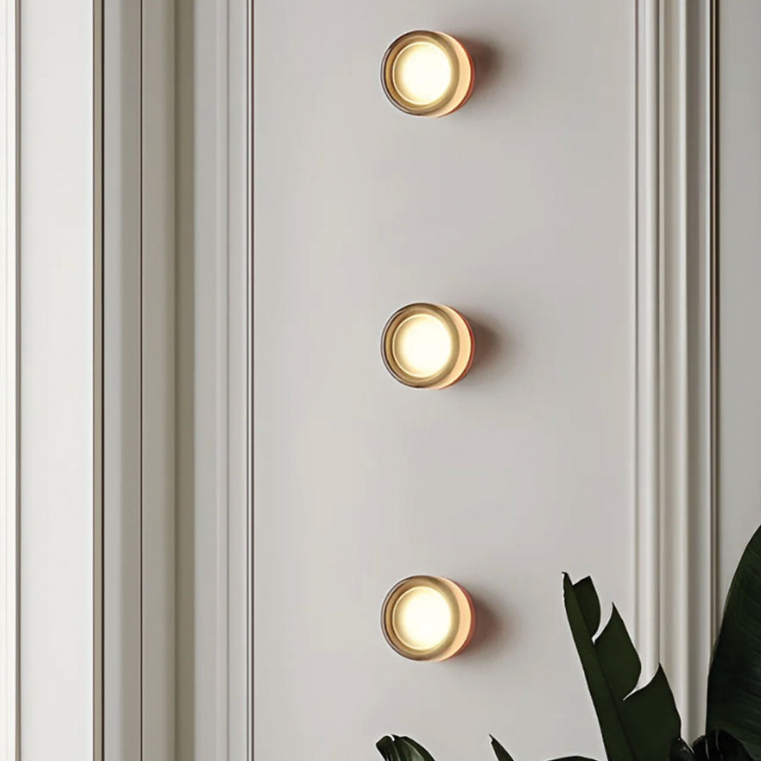 Dimpled Wall Light Fixture | Stylish Ambient Illumination for Any Room