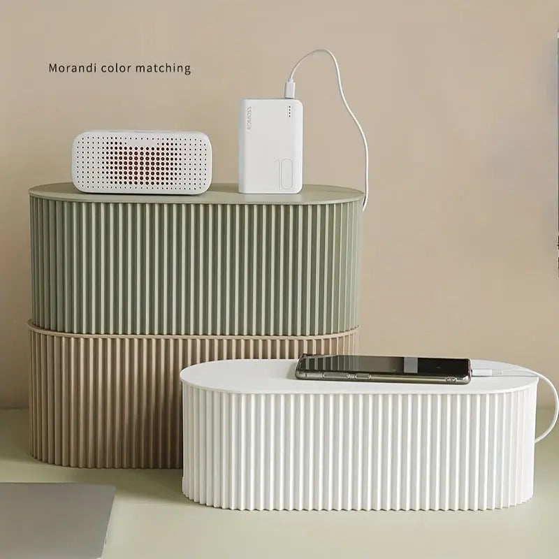 Cable Management Box | Sleek Organizer for Tidy Workspaces