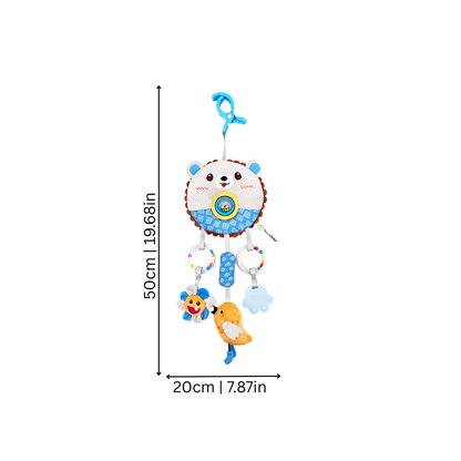 Soft Hanging Rattle Toy | Colorful Sensory Development for Babies