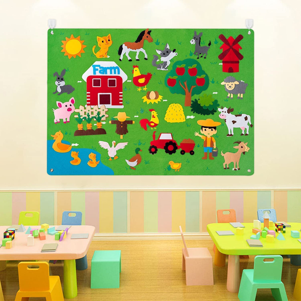 Toddler Felt Play Set | Creative Imaginative Adventure for Kids