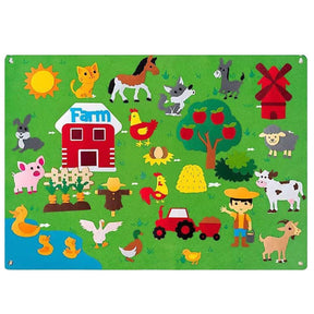 Toddler Felt Play Set | Creative Imaginative Adventure for Kids