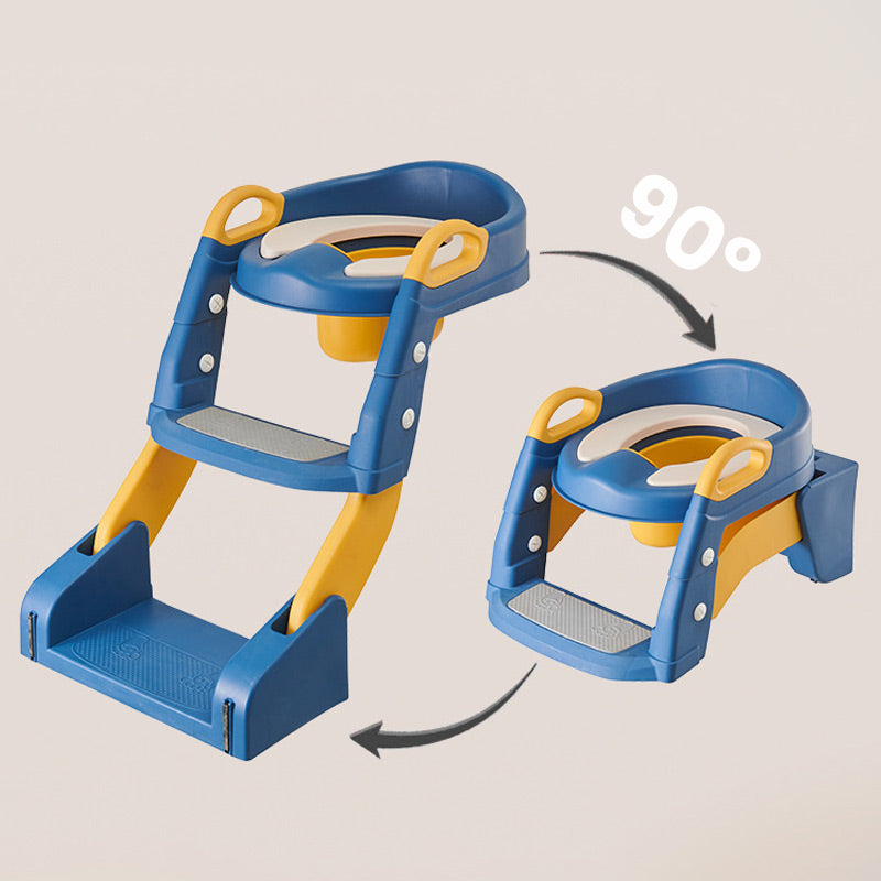 Toddler Toilet Training Seat | Adjustable Safe Plastic with Steps