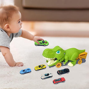 Dinosaur Transport Truck | Loading Ramp and Moving Parts