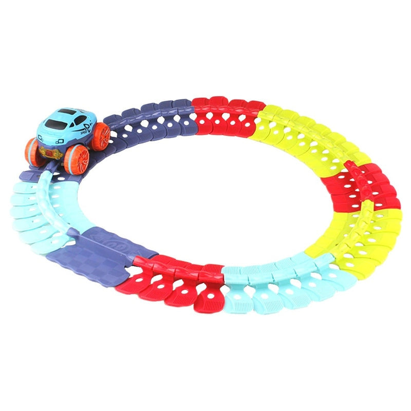 Race Track Building Set | Flexible Design with 360° Loop Action