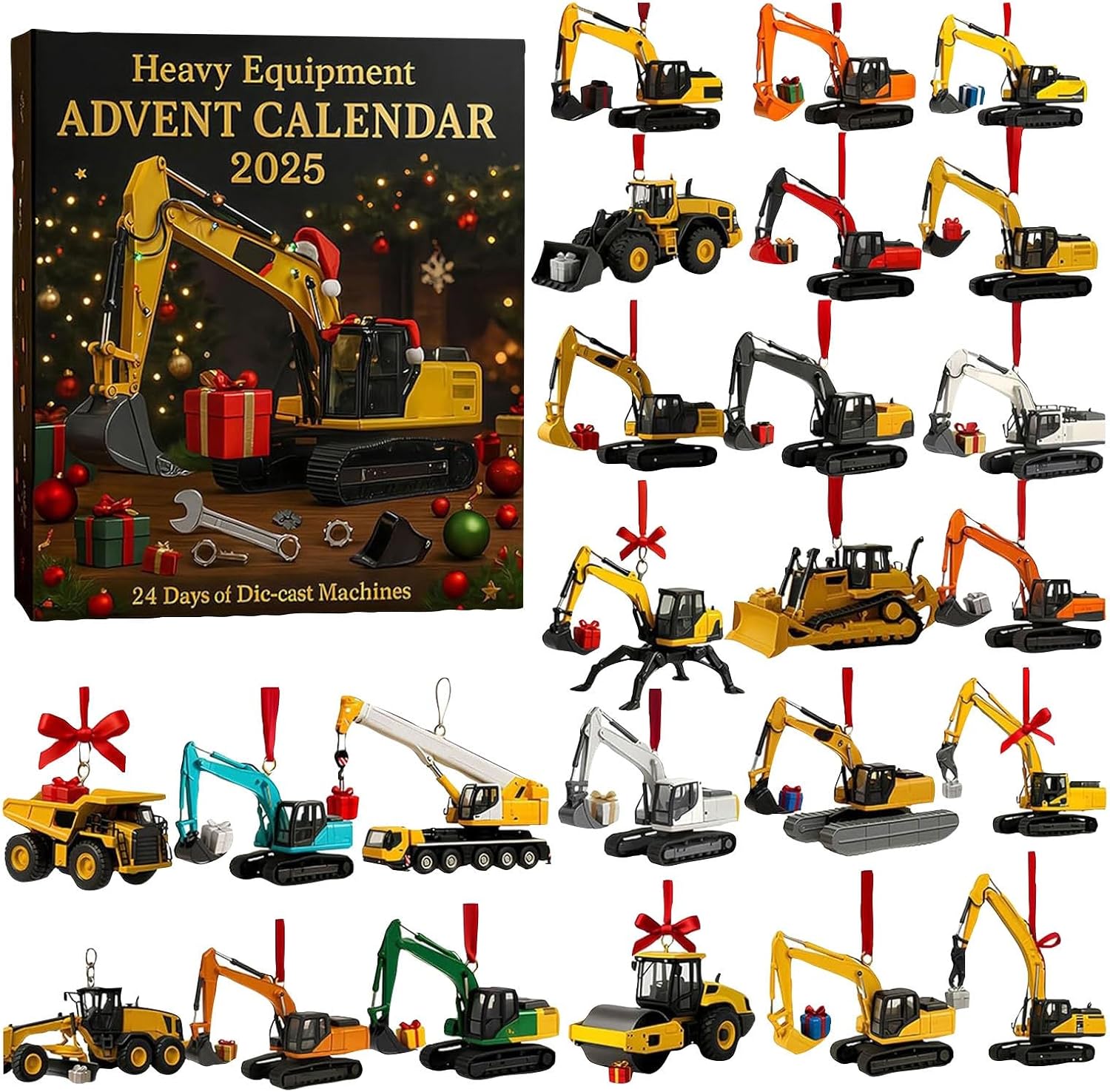 Construction Vehicles Advent Calendar | 24 Days of Building Fun