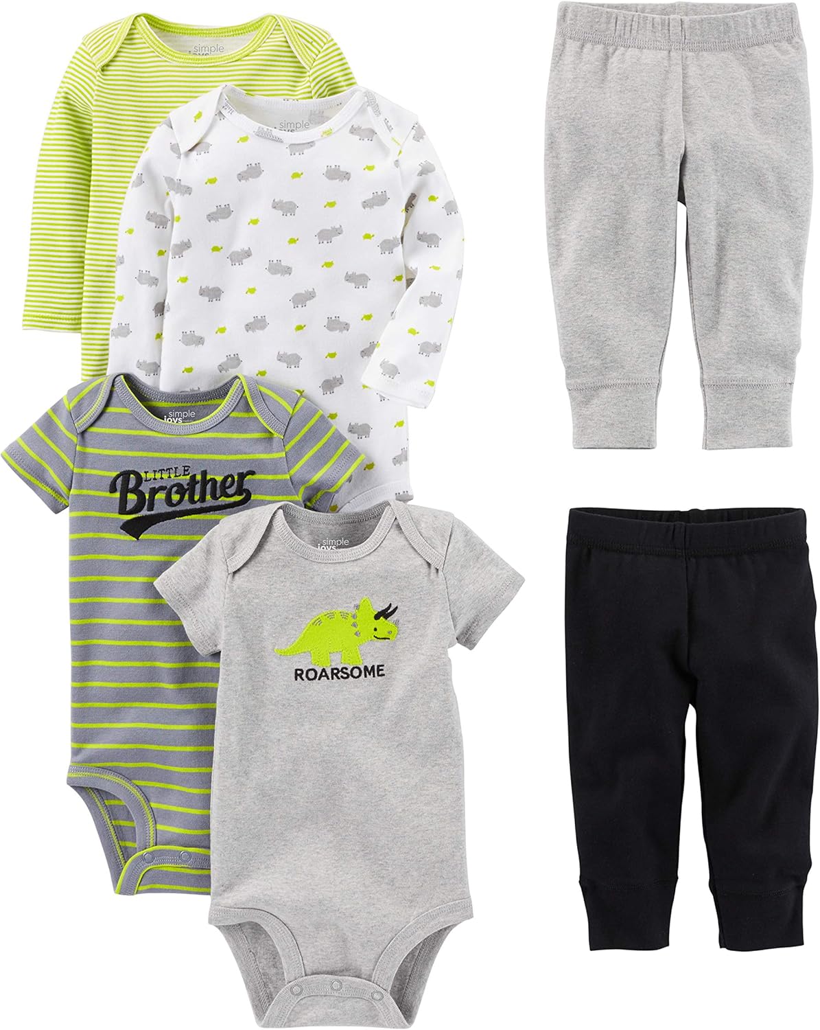 Baby Clothing Set | Soft 6-Piece Outfit for Comfort