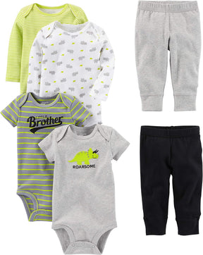 Baby Clothing Set | Soft 6-Piece Outfit for Comfort