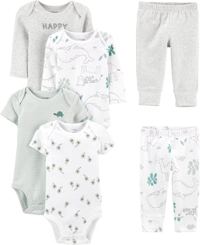 Baby Clothing Set | Soft 6-Piece Outfit for Comfort