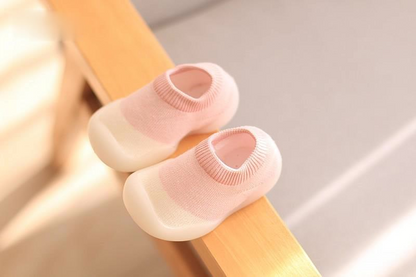 Baby First Steps Shoes | Flexible Sole, Breathable Cotton