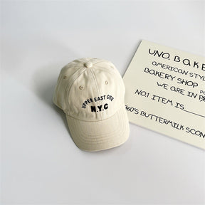 Kids Adjustable Baseball Cap | Trendy NYC Design for Sun Protection