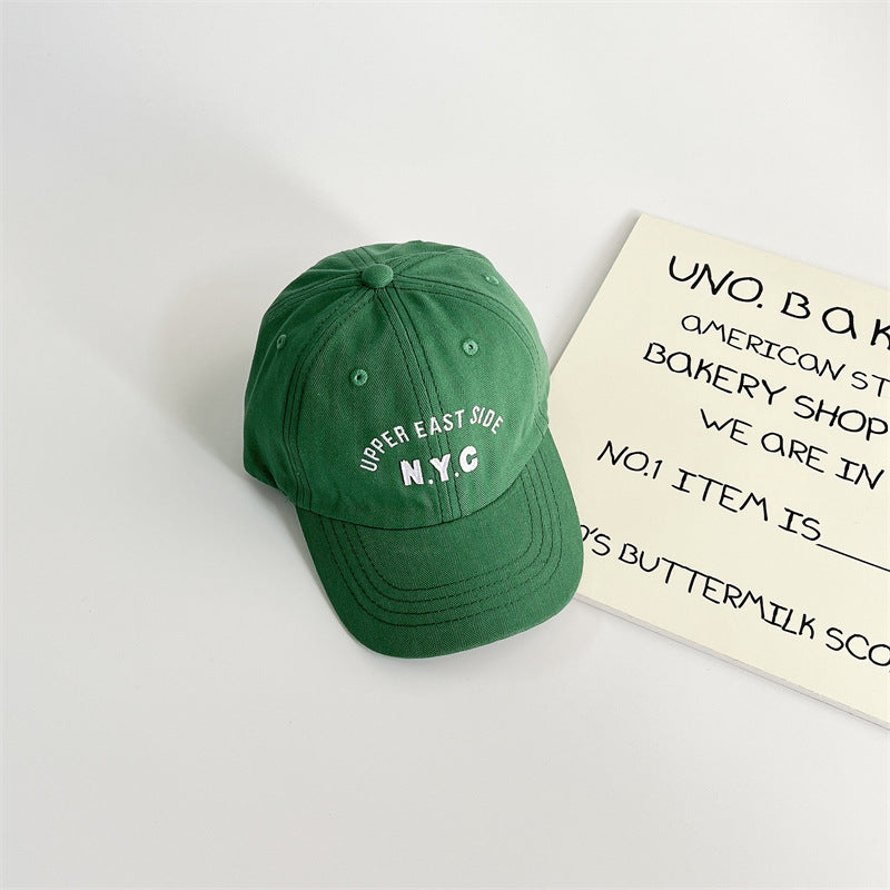 Kids Adjustable Baseball Cap | Trendy NYC Design for Sun Protection
