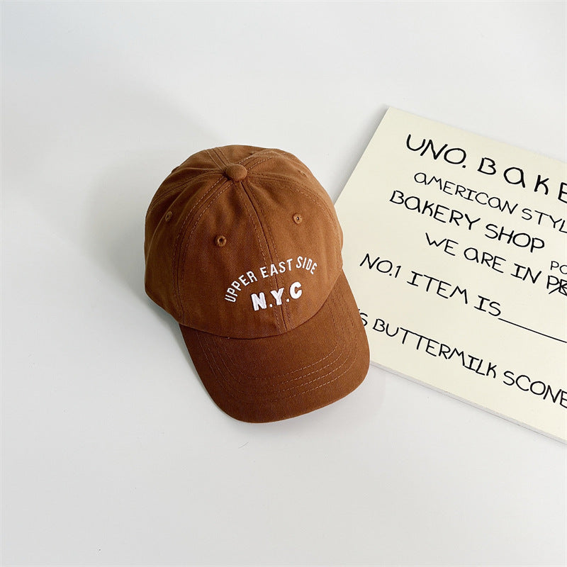 Kids Adjustable Baseball Cap | Trendy NYC Design for Sun Protection