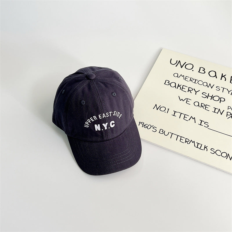 Kids Adjustable Baseball Cap | Trendy NYC Design for Sun Protection