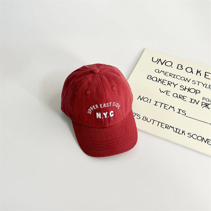 Kids Adjustable Baseball Cap | Trendy NYC Design for Sun Protection