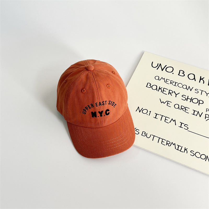 Kids Adjustable Baseball Cap | Trendy NYC Design for Sun Protection