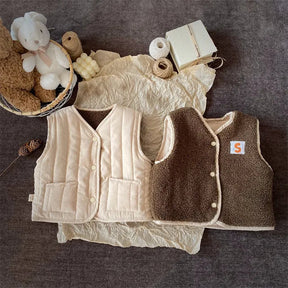Reversible Kids Body Warmer | Lightweight Cotton for Ages 0-6