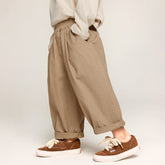 Unisex Kids Cotton Pants | Relaxed Fit for Comfort