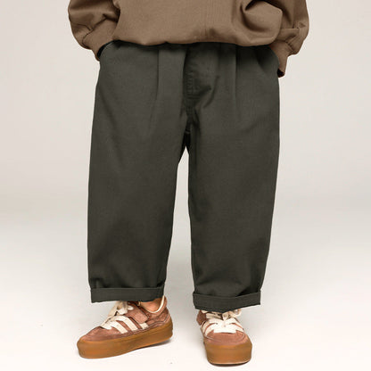 Unisex Kids Cotton Pants | Relaxed Fit for Comfort