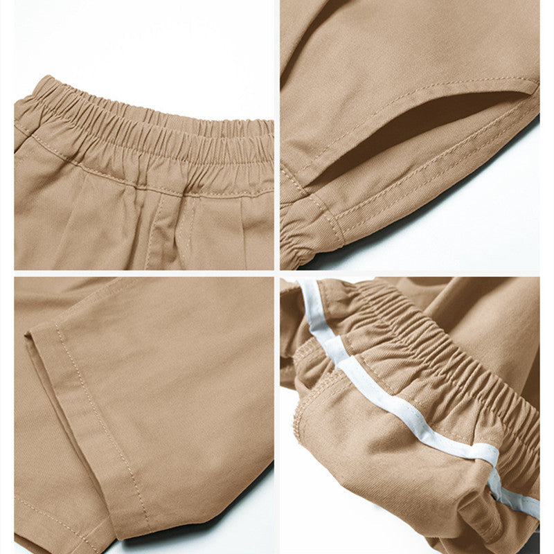 Unisex Kids Cotton Pants | Relaxed Fit for Comfort