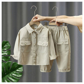 Unisex Kids' Outfit Set | Soft Cotton Jacket & Pants