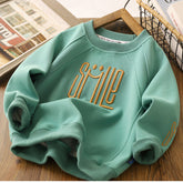Unisex Kids Smile Sweater | Soft Cotton Blend, Sizes 110-160