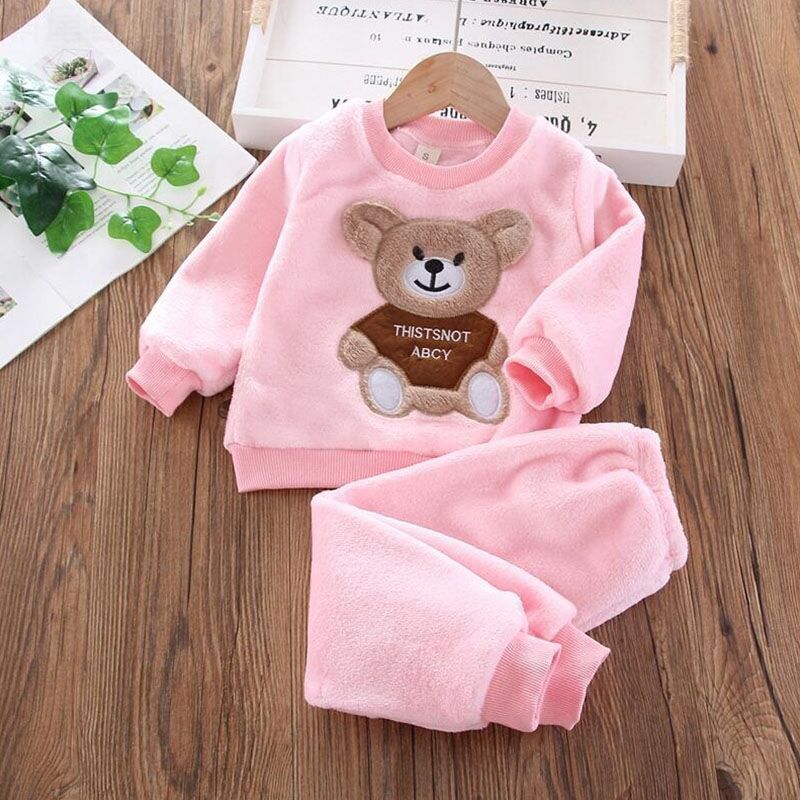 Kids' Winter Clothing Set | Thick Fleece for Cold Days
