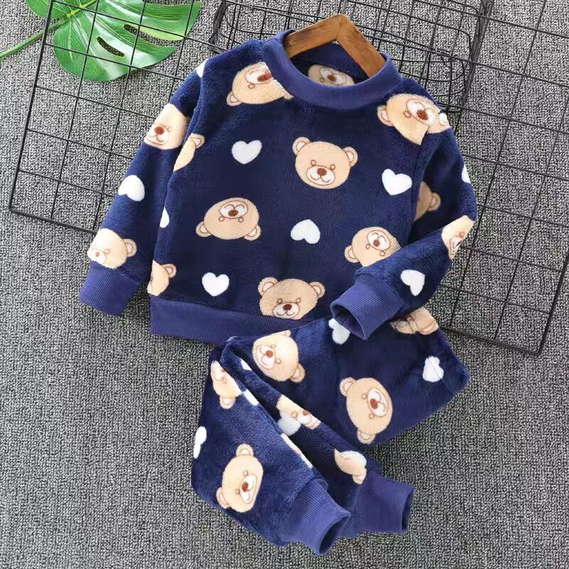 Kids' Winter Clothing Set | Thick Fleece for Cold Days