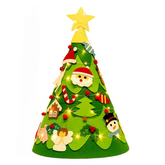 Customizable Felt Christmas Tree | Interactive Holiday Fun for Kids