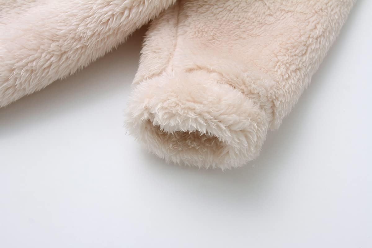 Hooded Fleece Baby Romper | Soft, Warm, Cozy Design