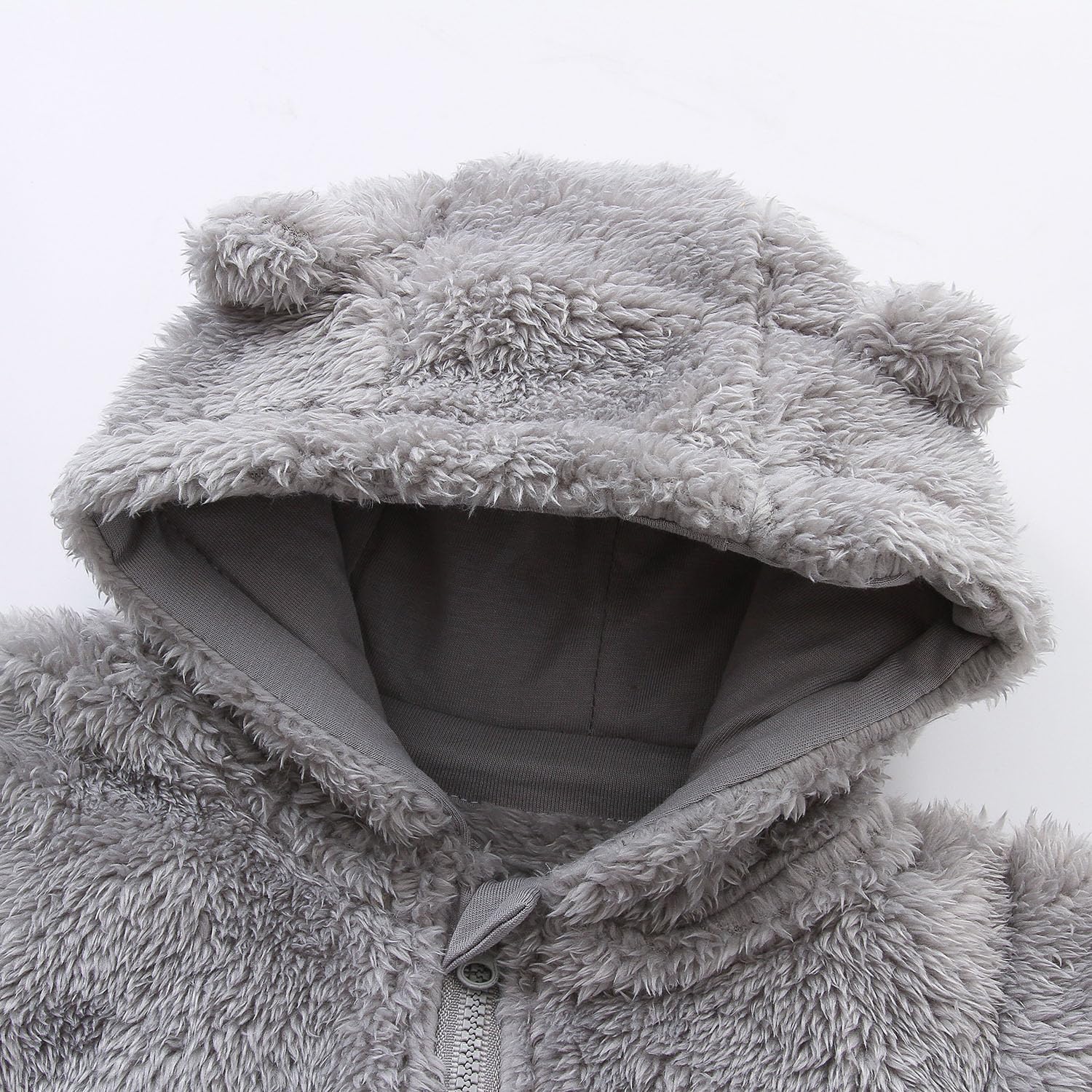 Hooded Fleece Baby Romper | Soft, Warm, Cozy Design