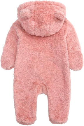 Hooded Fleece Baby Romper | Soft, Warm, Cozy Design