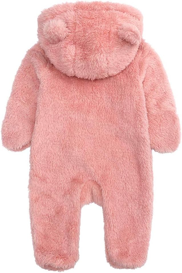 Hooded Fleece Baby Romper | Soft, Warm, Cozy Design